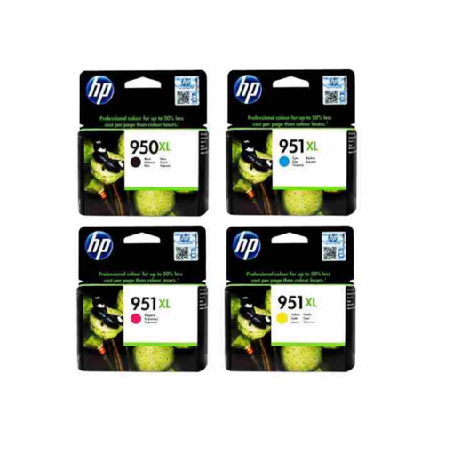 Combo de Cartuchos de Tinta HP 950 XL y 951 XL